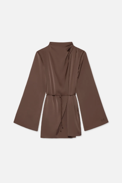 Picture of Asymmetric Pleat Blouse