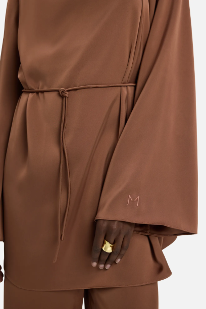 Picture of Asymmetric Pleat Blouse