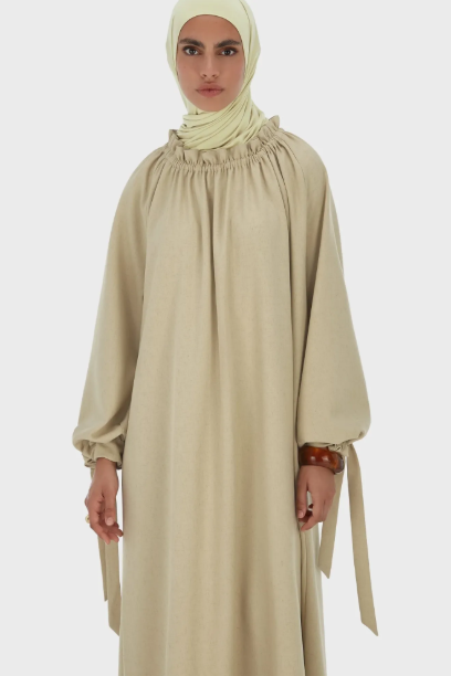 Picture of Gathered Neck Dress