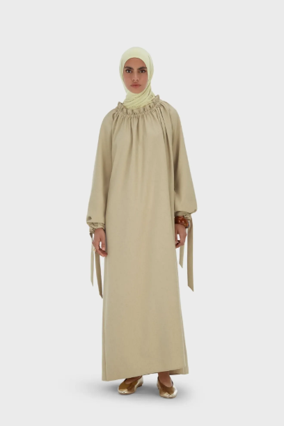 Picture of Gathered Neck Dress