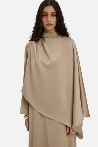 Picture of Asymmetric Cape Dress