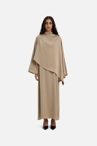 Picture of Asymmetric Cape Dress