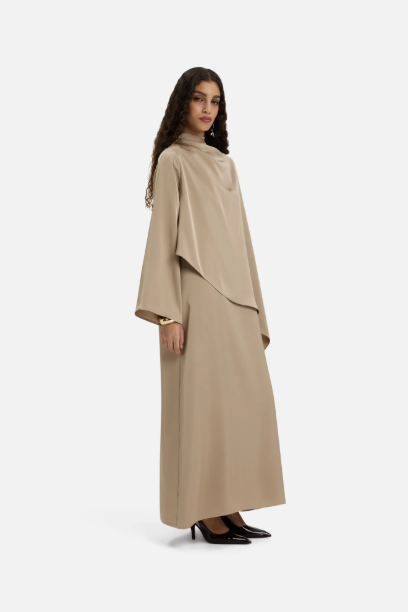Picture of Asymmetric Cape Dress