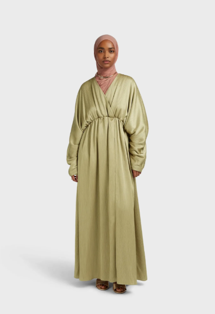 Picture of Plisse Gathered Dress