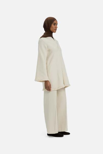 Picture of Fringe Trim Tunic Top