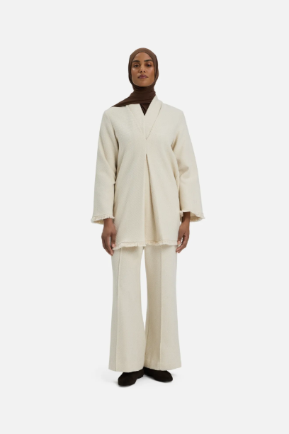 Picture of Fringe Trim Tunic Top