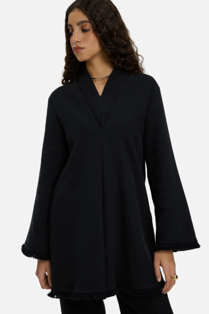 Picture of Fringe Trim Tunic Top