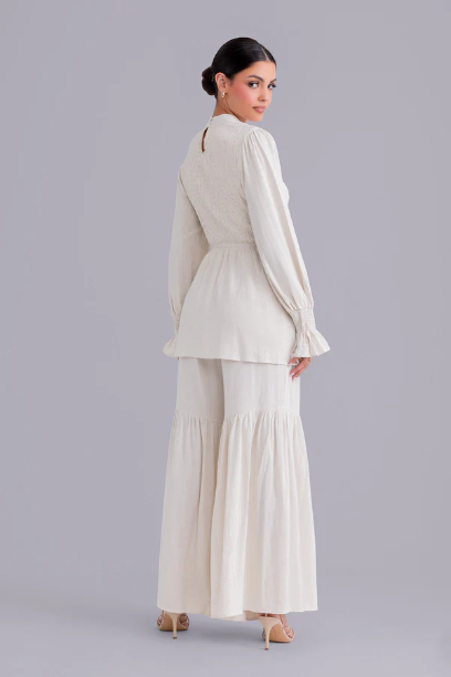 Picture of Krina Linen Smock Pant and Top Set