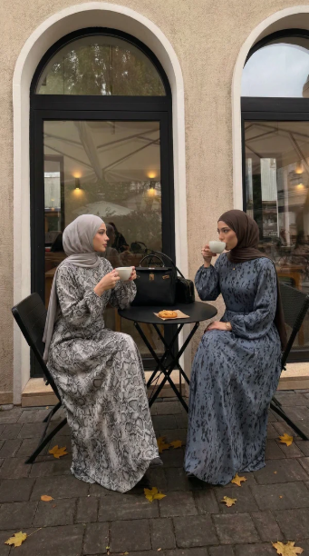Picture of Reem Long Sleeve Maxi Dress