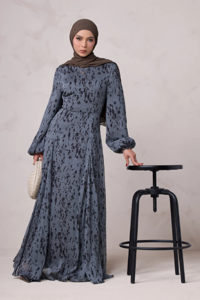 Picture of Reem Long Sleeve Maxi Dress
