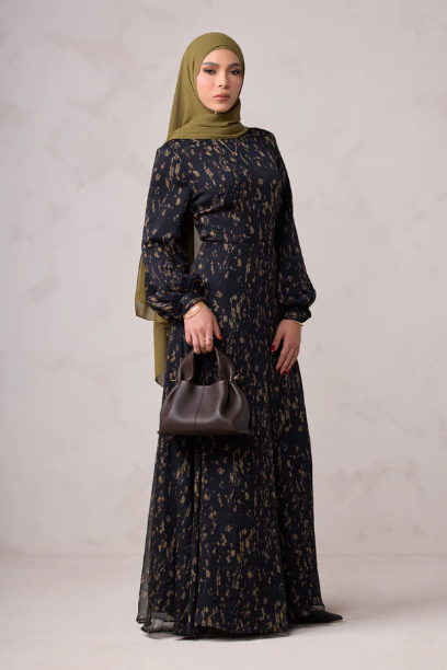 Picture of Qamar Long Sleeve Maxi Dress
