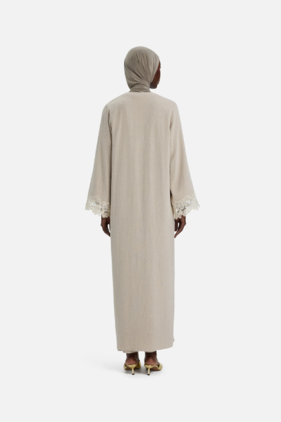 Picture of Lace Trim Abaya