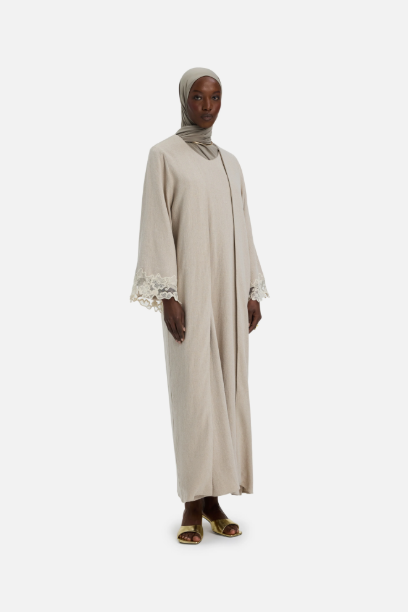 Picture of Lace Trim Abaya