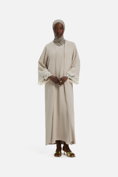 Picture of Lace Trim Abaya