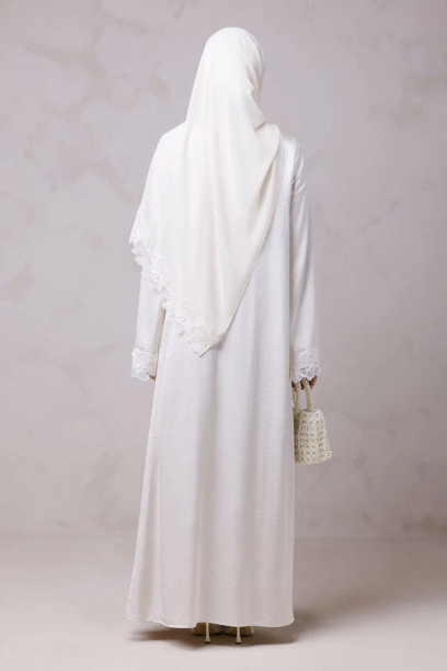 Picture of Amani Lace Trim Abaya & Hijab Set
