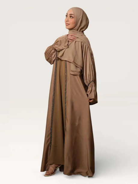 Picture of Satin Abaya Set