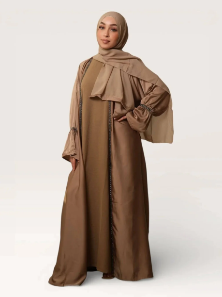 Picture of Satin Abaya Set