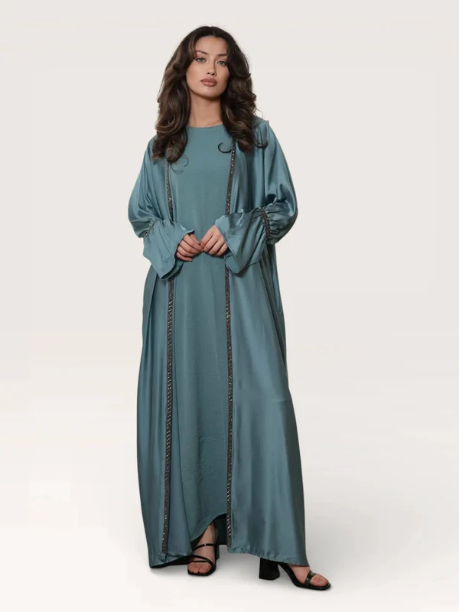 Picture of Satin Abaya Set