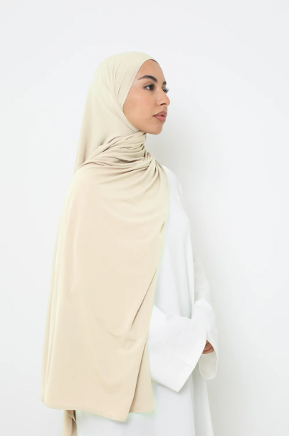 Picture of Hijab jersey premium Vanille