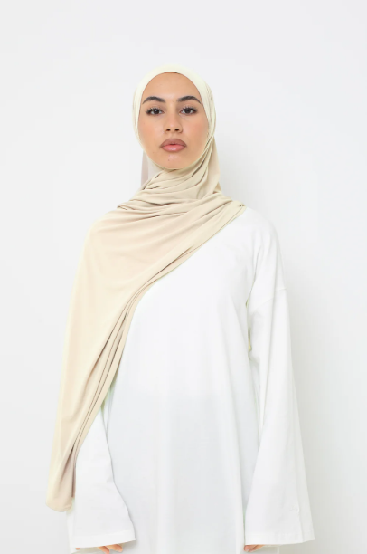 Picture of Hijab jersey premium Vanille