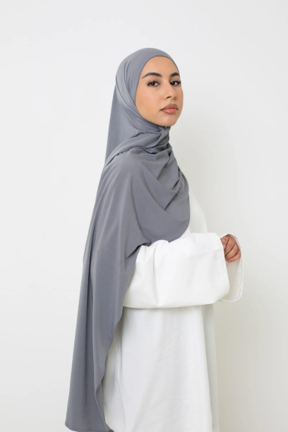 Picture of Premium Grey Jersey Hijab