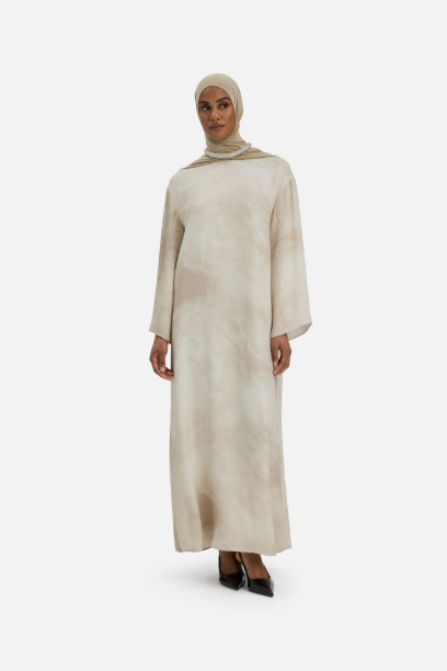 Picture of Marble Crew Neck Dress