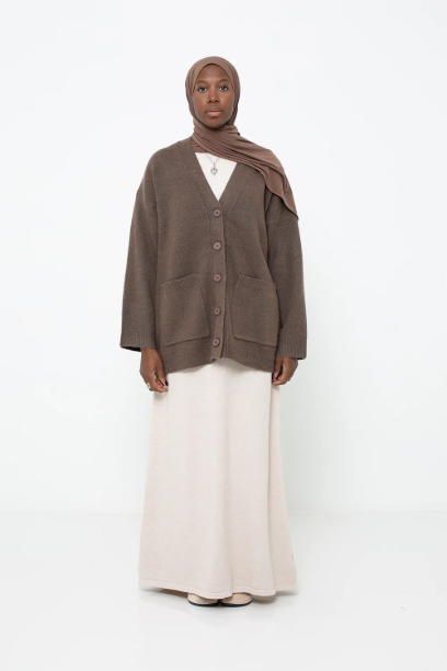 Picture of Short-Sleeved Sweater Dress