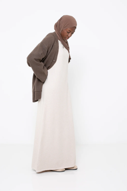Picture of Short-Sleeved Sweater Dress