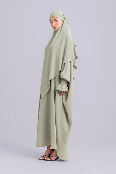 Picture of Abir Jilbab and Khimar Matching Set