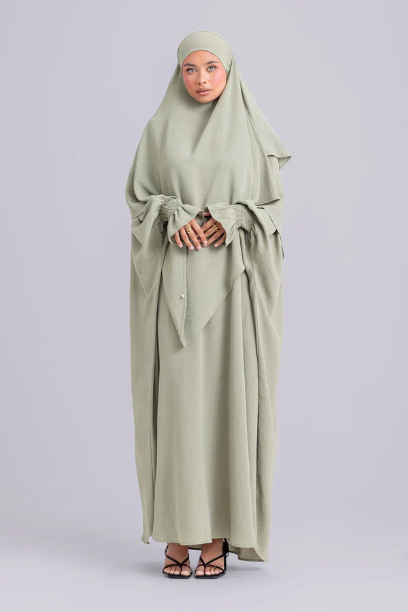 Picture of Abir Jilbab and Khimar Matching Set