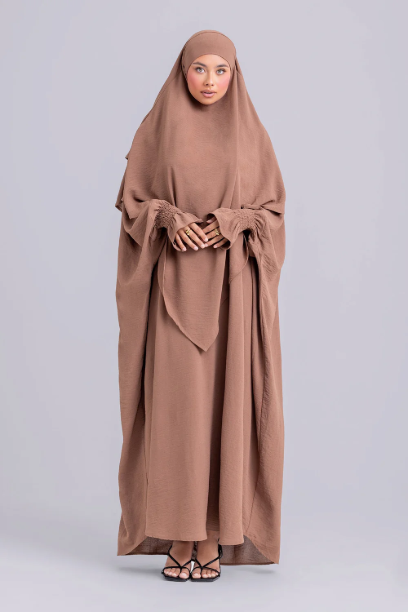 Picture of Abir Jilbab and Khimar Matching Set