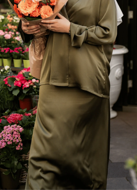 Picture of Satin Silk Skirt