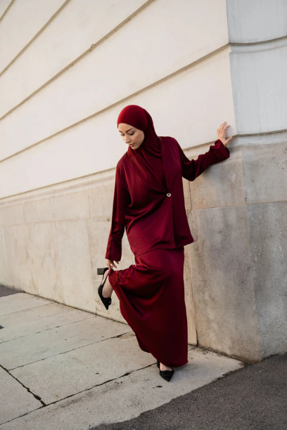 Picture of Satin Silk Skirt