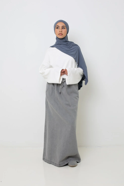 Picture of Cotton Denim Skirt