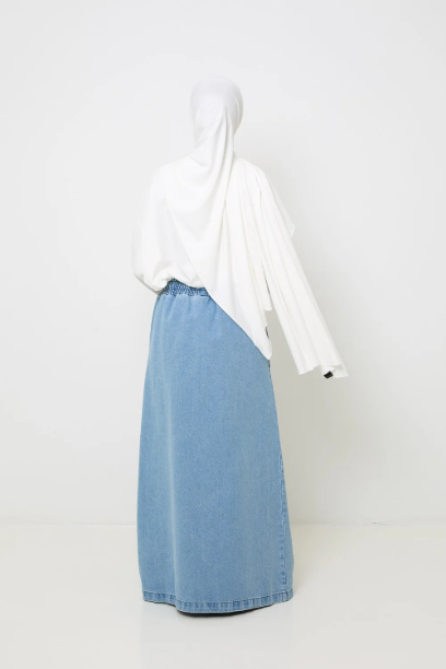 Picture of Cotton Denim Skirt