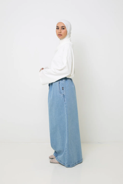 Picture of Cotton Denim Skirt