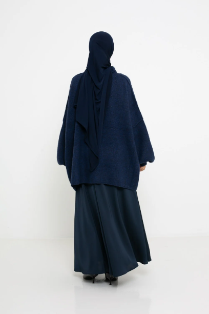 Picture of Flared Satin Skirt