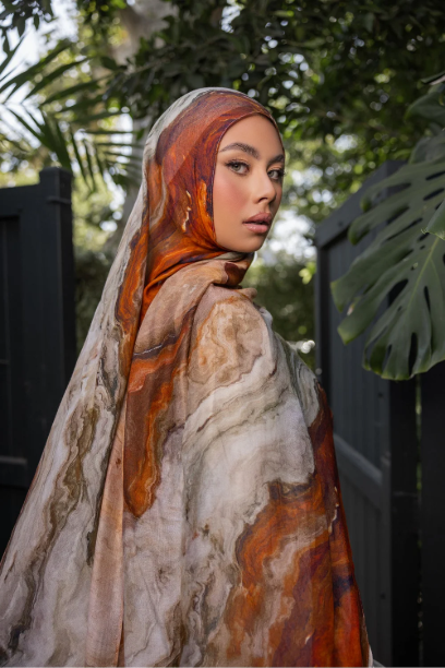 Picture of Canyon Print Modal Hijab