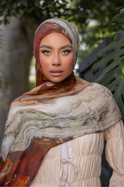 Picture of Canyon Print Modal Hijab