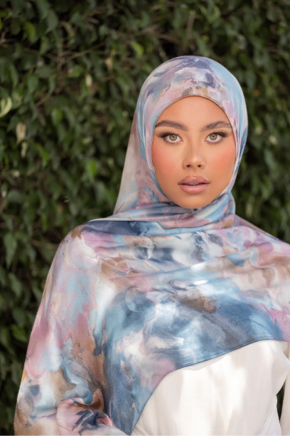Picture of Aura Print Modal Hijab
