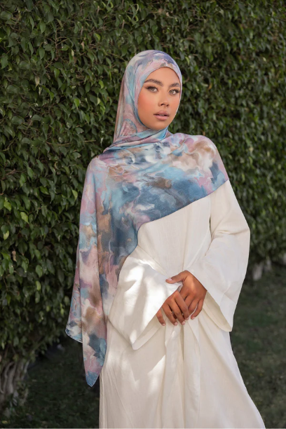 Picture of Aura Print Modal Hijab