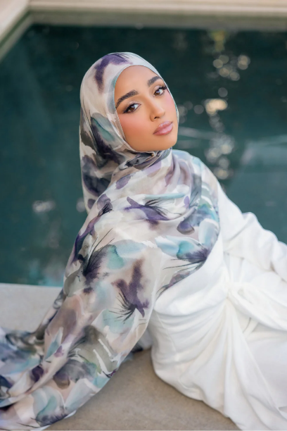Picture of Flora Print Modal Hijab