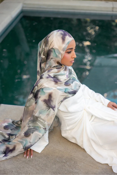 Picture of Flora Print Modal Hijab