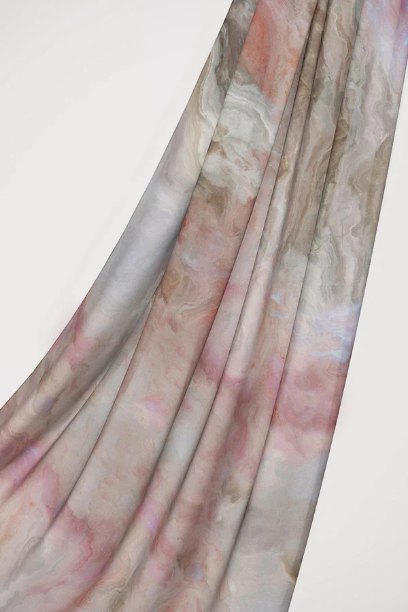 Picture of Coral Print Modal Hijab